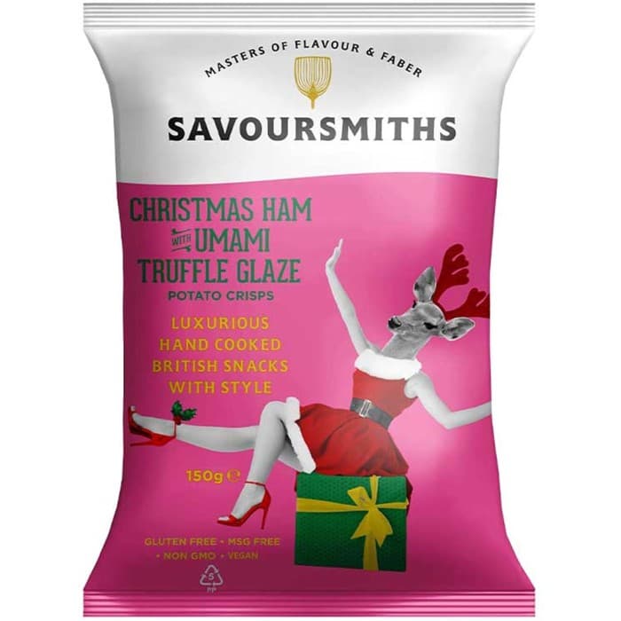 Savoursmiths Julskinkechips med Tryffelglaze & Umami 150g – från Savoursmiths – 45 kr – hos Delitea