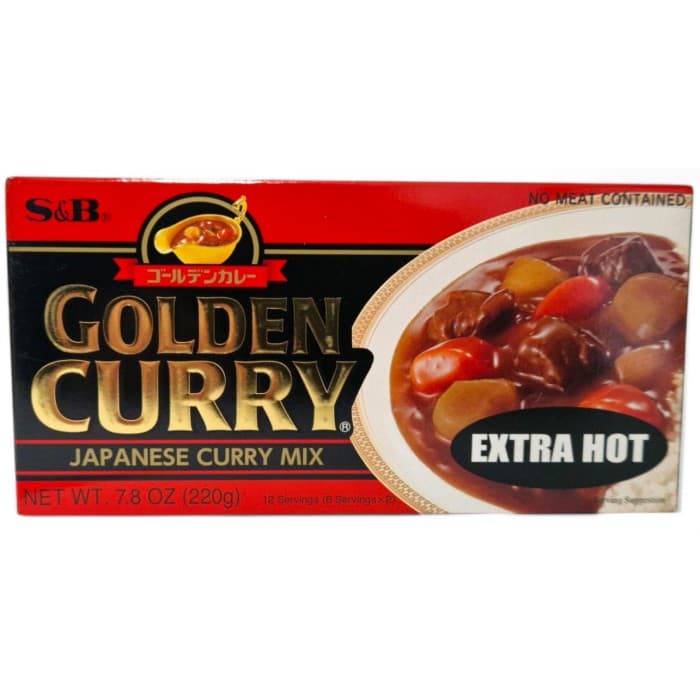 S&B Golden Curry Extra Stark Japansk 220g från S&B – köp hos Delitea