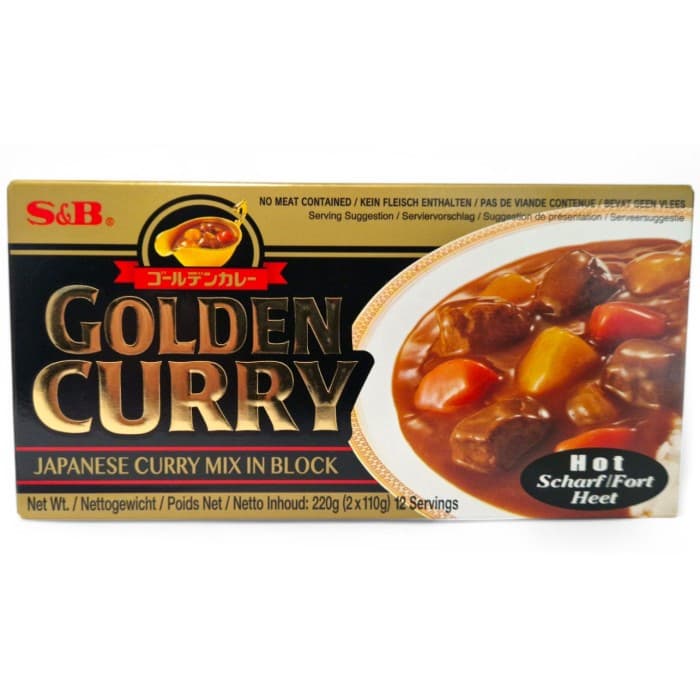 S&B Golden Curry Mix Tärning Stark Japansk 220g – från S&B – 59 kr – hos Delitea