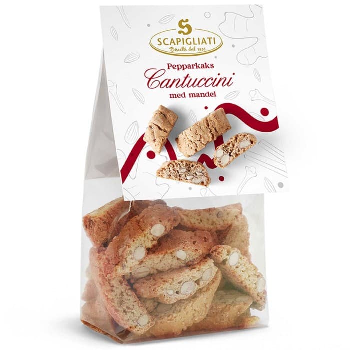 Scapigliati Pepparkaks Cantuccini med Mandel 150g – från Scapigliati – 65 kr – hos Delitea