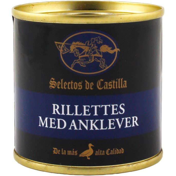 Selectos de Castilla Rillettes med Anklever 100g
