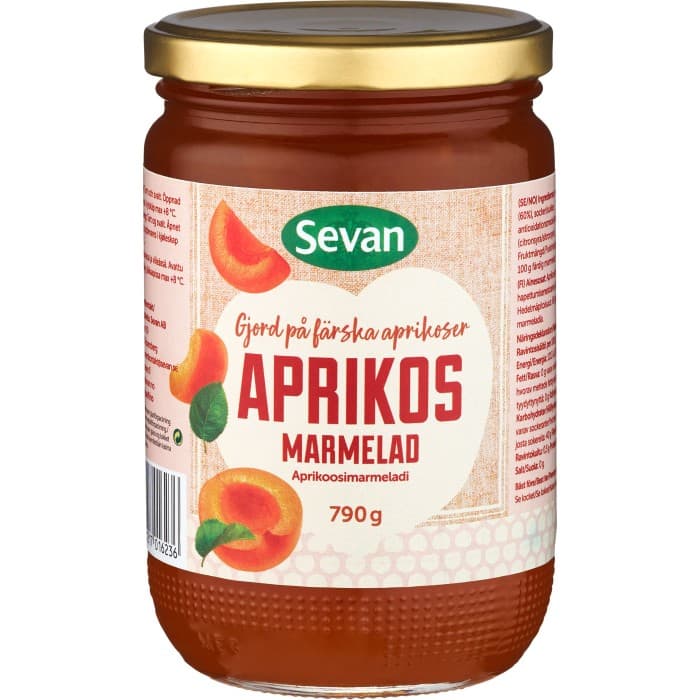 Sevan Aprikosmarmelad 790g – från Sevan – 52 kr – hos Delitea
