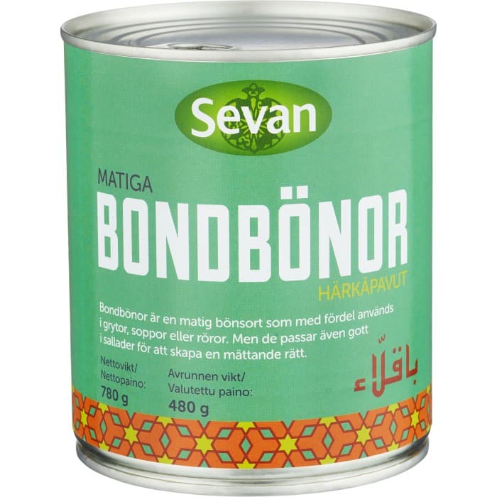 Sevan Bondbönor 780g – från Sevan – 25 kr – hos Delitea