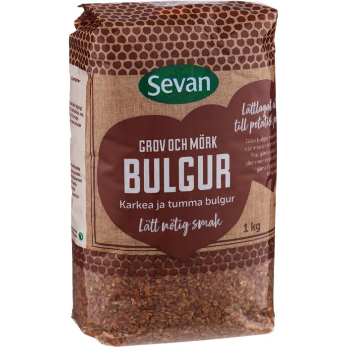 Sevan Bulgur Grov Mörk Pilavlik 1kg – från Sevan – 29 kr – hos Delitea