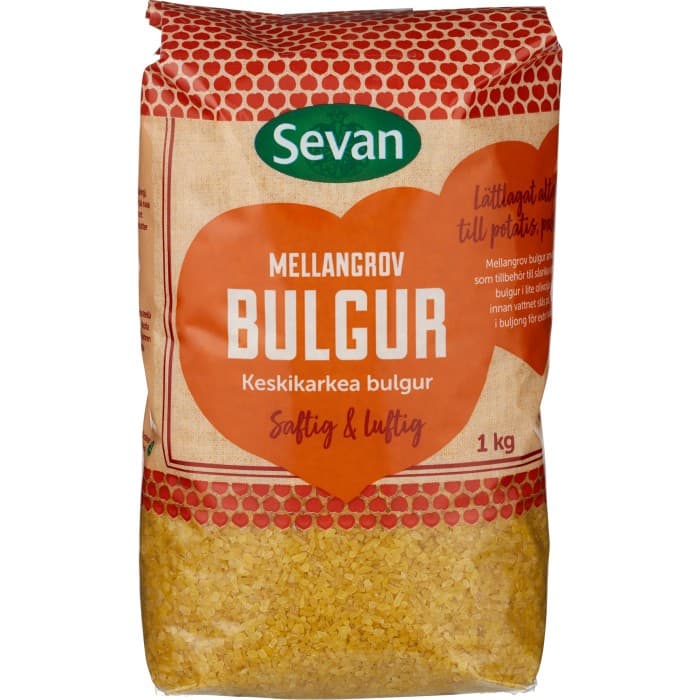 Sevan Bulgur Mellangrov Midyat 1kg – från Sevan – 26 kr – hos Delitea