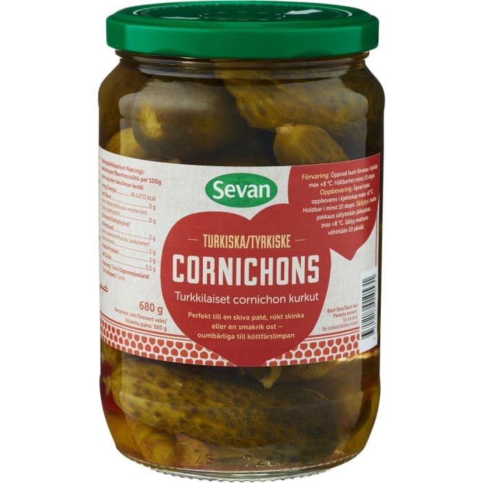 Sevan Cornichons 680g – från Sevan – 23 kr – hos Delitea