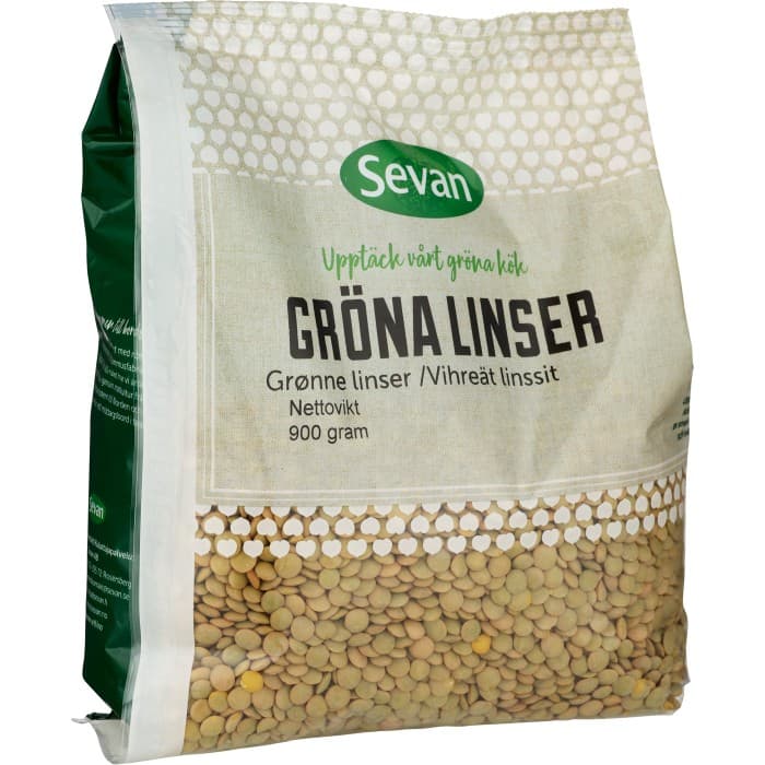 Sevan Gröna Linser 900g