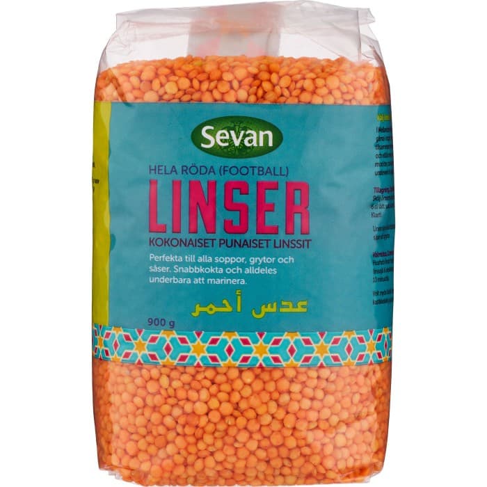 Sevan Hela Röda Linser (Football) 900g