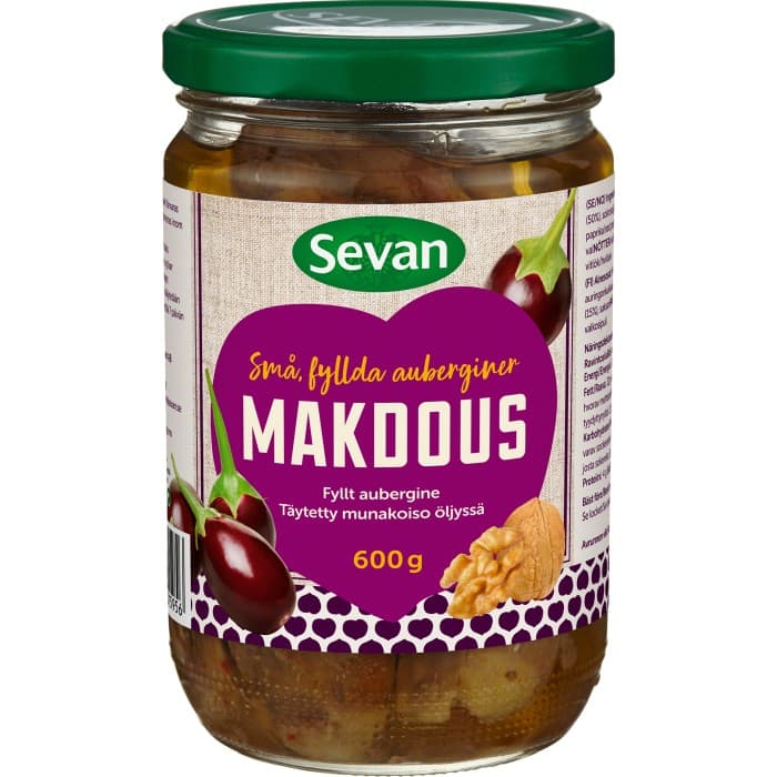 Sevan Makdous (Fylld Inlagd Aubergine) 600g från Sevan – köp hos Delitea