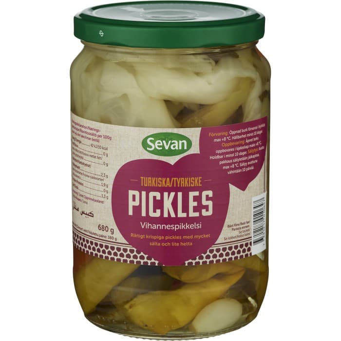Sevan Turkiska Pickles 680g – från Sevan – 26 kr – hos Delitea