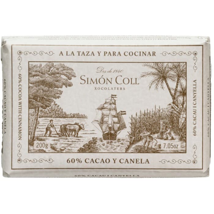 Simón Coll Drickchoklad 60% Kakao Kanel 200g – från Simón Coll – 80 kr – hos Delitea