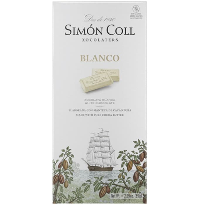 Simón Coll Vit Choklad 25% 85g – från Simón Coll – 49 kr – hos Delitea