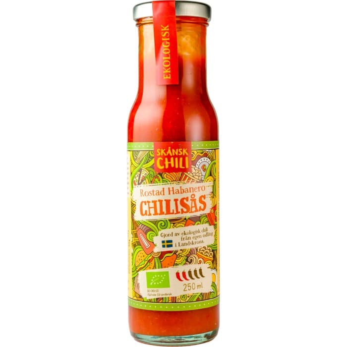 Skånsk Chili Rostad Habanero Chilisås 250ml från Skånsk Chili – köp hos Delitea