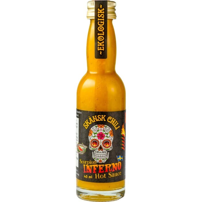 Skånsk Chili Scorpion Inferno Hot Sauce 40ml från Skånsk Chili – köp hos Delitea