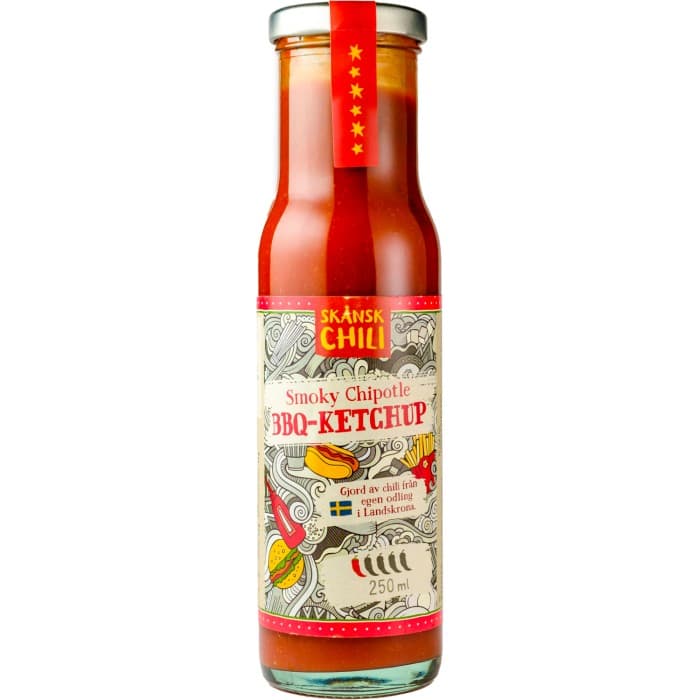 Skånsk Chili Smoky Chipotle BBQ-Ketchup 250ml