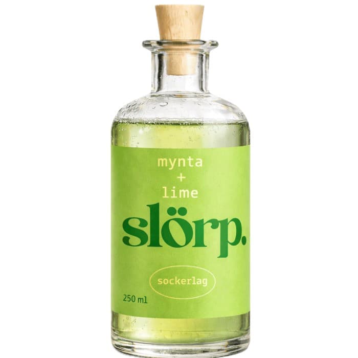 Slörp Sockerlag med Mynta & Lime 250ml – från Slörp – 118 kr – hos Delitea