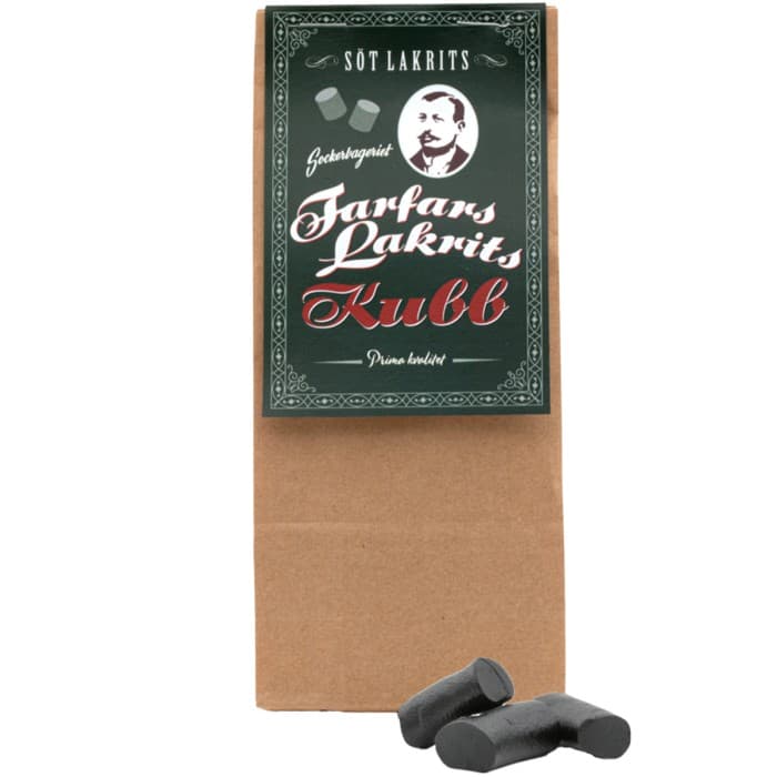 Sockerbageriet Farfars Söt Lakritskubb 150g – från Sockerbageriet – 62 kr – hos Delitea
