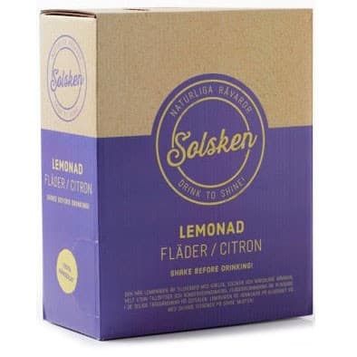 Solsken Lemonad Fläder & Citron BiB 3L – från Solsken – 149 kr – hos Delitea