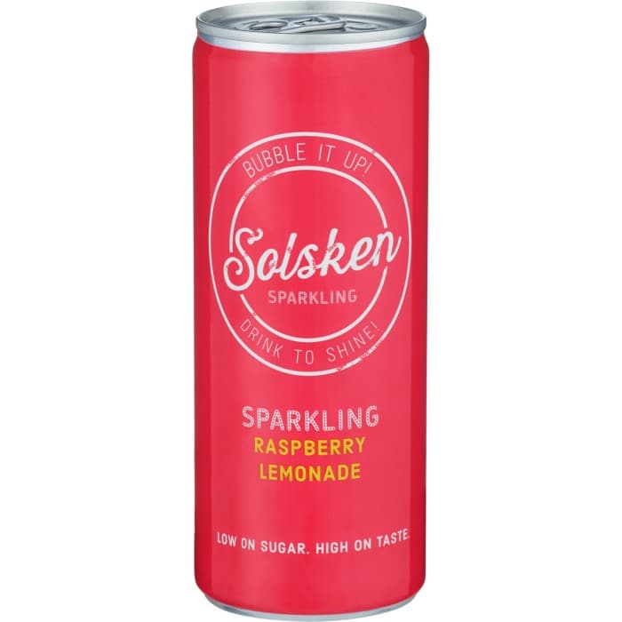 Solsken Sparkling Raspberry Lemonade 25cl – från Solsken – 20 kr – hos Delitea