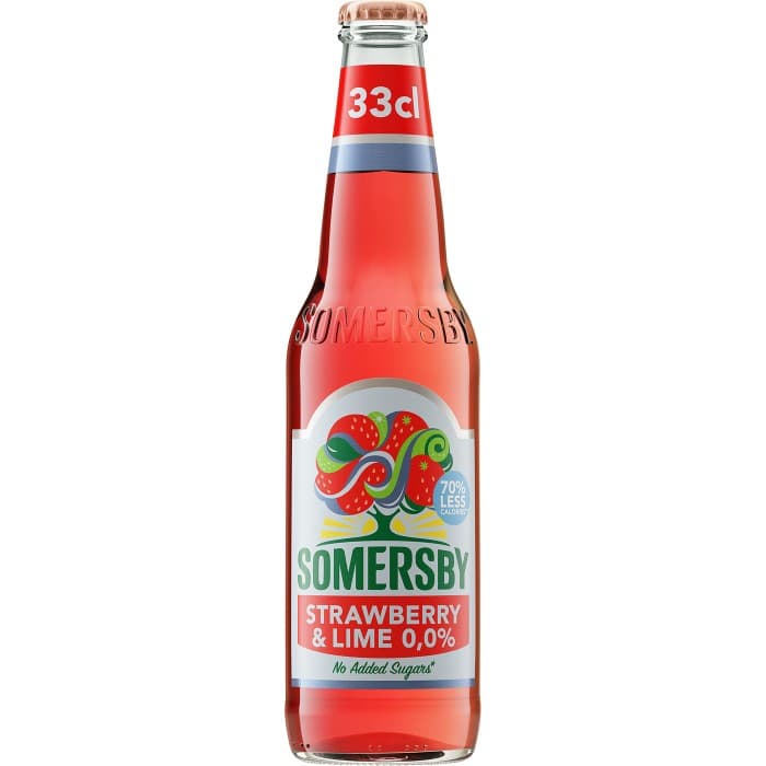 Somersby Strawberry Lime 0,0% Cider 33cl från Somersby – köp hos Delitea