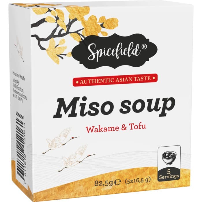 Spicefield Misopasta Wakame & Tofu 5-pack – från Spicefield – 35 kr – hos Delitea