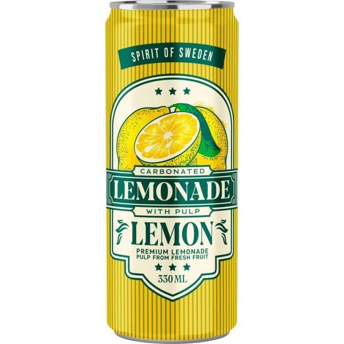 Spirit of Sweden Citron Lemonad Burk 33cl – från Spirit of Sweden – 18 kr – hos Delitea