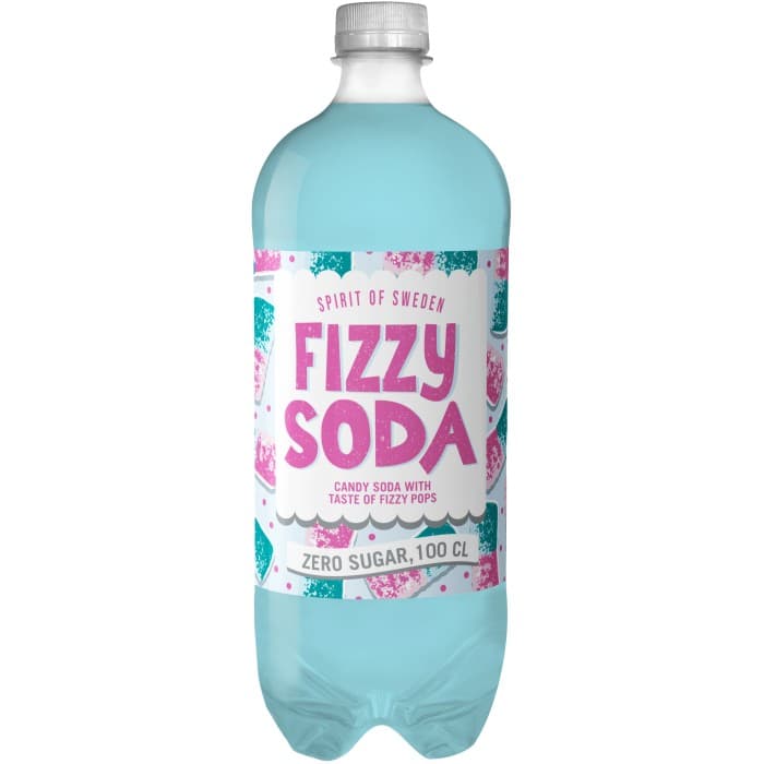 Spirit of Sweden Fizzy Soda Zero Läsk 1L – från Spirit of Sweden – 20 kr – hos Delitea