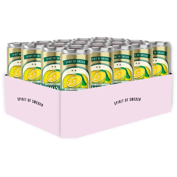 Spirit of Sweden Lemonade Lemon Zero Burk 24x33cl – från Spirit of Sweden – 359 kr – hos Delitea