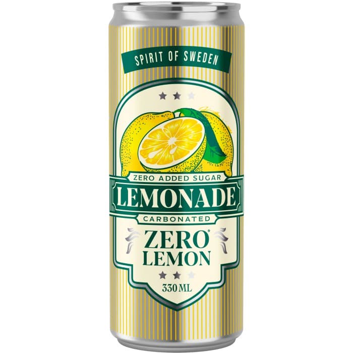 Spirit of Sweden Lemonade Lemon Zero Burk 33cl – från Spirit of Sweden – 18 kr – hos Delitea