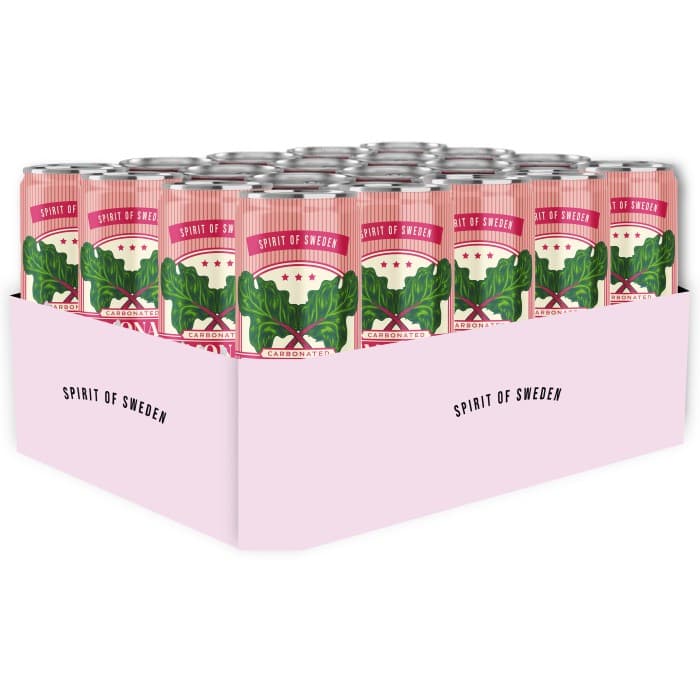 Spirit of Sweden Rabarber Lemonad Burk 24x33cl – från Spirit of Sweden – 359 kr – hos Delitea
