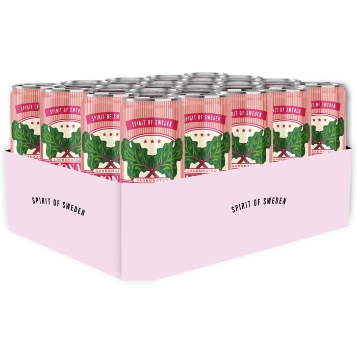 Spirit of Sweden Rabarber Lemonad Burk 24x33cl – från Spirit of Sweden – 379 kr – hos Delitea