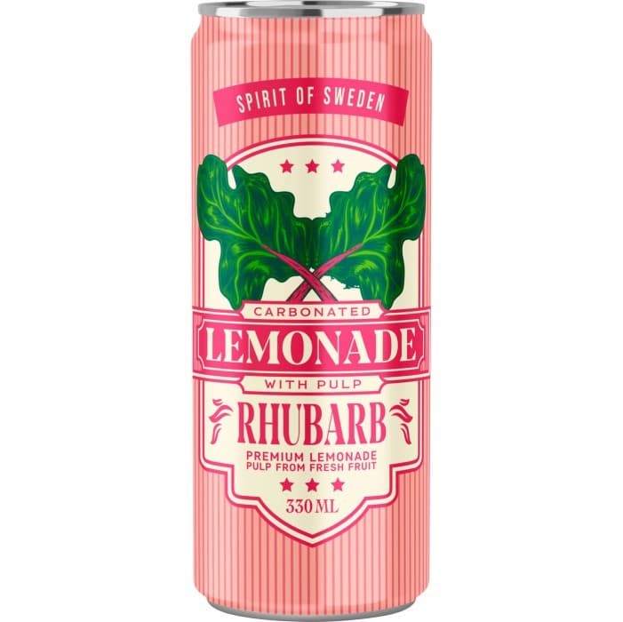 Spirit of Sweden Rabarber Lemonad Burk 33cl från Spirit of Sweden – köp hos Delitea