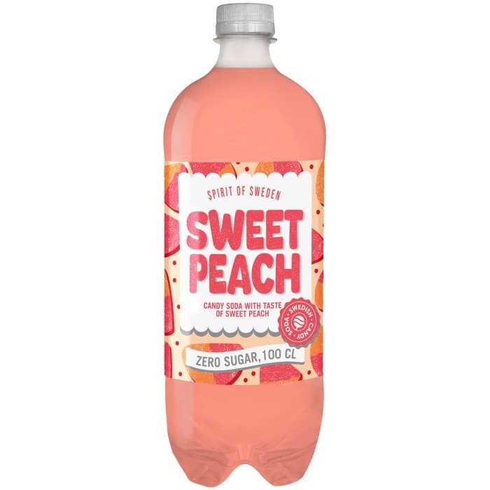 Spirit of Sweden Sweet Peach Zero 1L – från Spirit of Sweden – 20 kr – hos Delitea