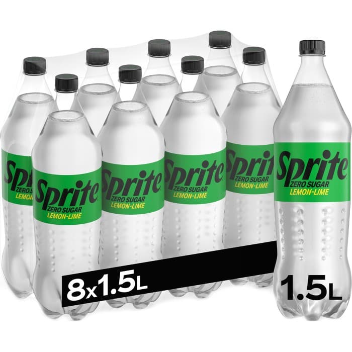 Sprite Zero PET 8x1,5L – från Sprite – 189 kr – hos Delitea