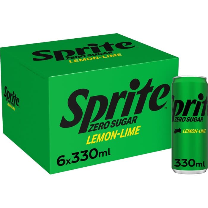 Sprite Zero Sugar 6x33cl – från Sprite – 59 kr – hos Delitea