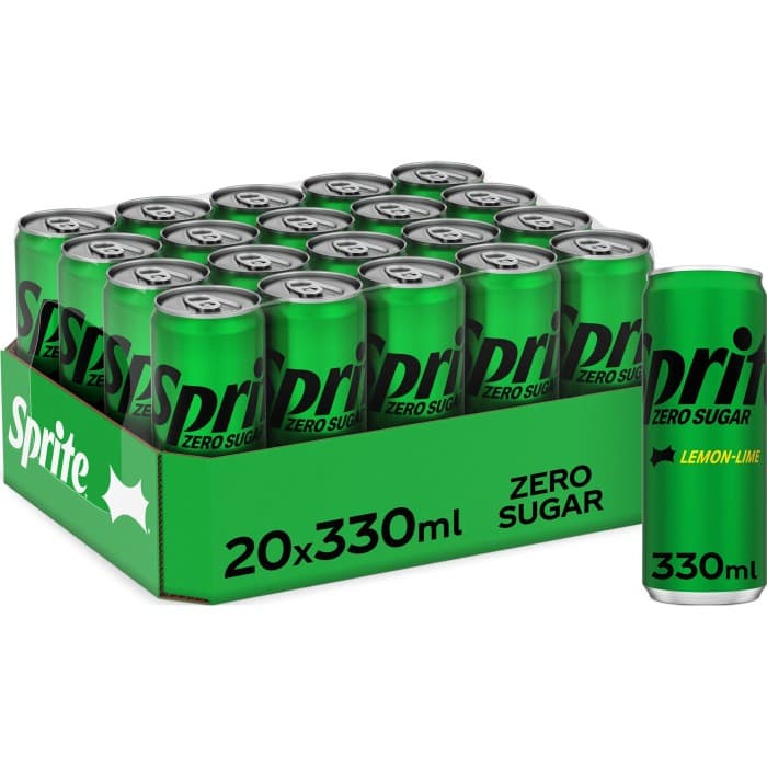 Sprite Zero Sugar Läsk Burk 20x33cl – från Sprite – 199 kr – hos Delitea