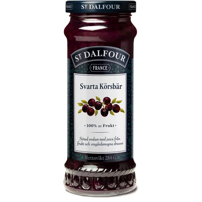 St. Dalfour Svarta Körsbär 284g – från St. Dalfour – 39 kr – hos Delitea