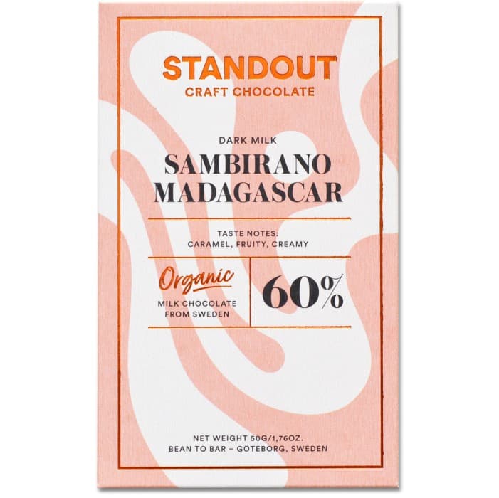 Standout Chocolate Madagaskar Mjölk 50g – från Standout Chocolate – 65 kr – hos Delitea