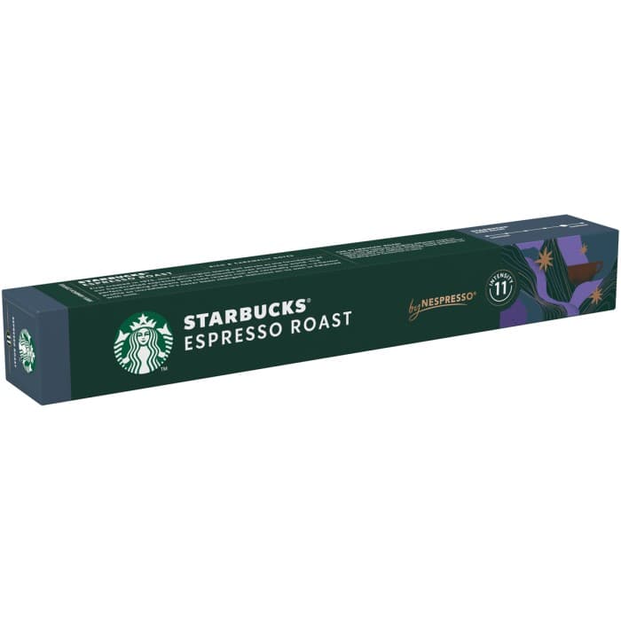 STARBUCKS by NESPRESSO Espresso Roast Kaffekapslar 10st – från Starbucks – 59 kr – hos Delitea