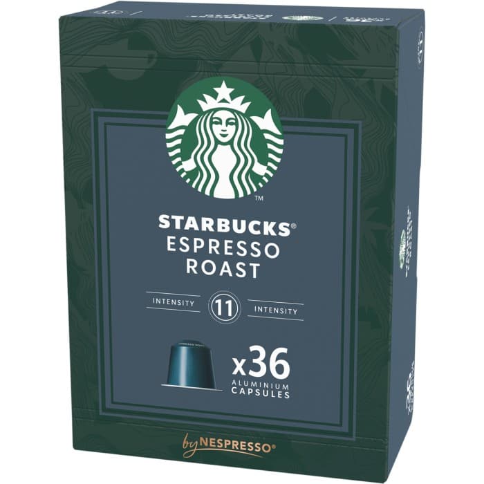 STARBUCKS by NESPRESSO Espresso Roast Kaffekapslar 36st – från Starbucks – 164 kr – hos Delitea