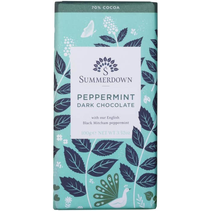 Summerdown Dark Chocolate Mint Bar 100g – från Summerdown Mint – 39 kr – hos Delitea