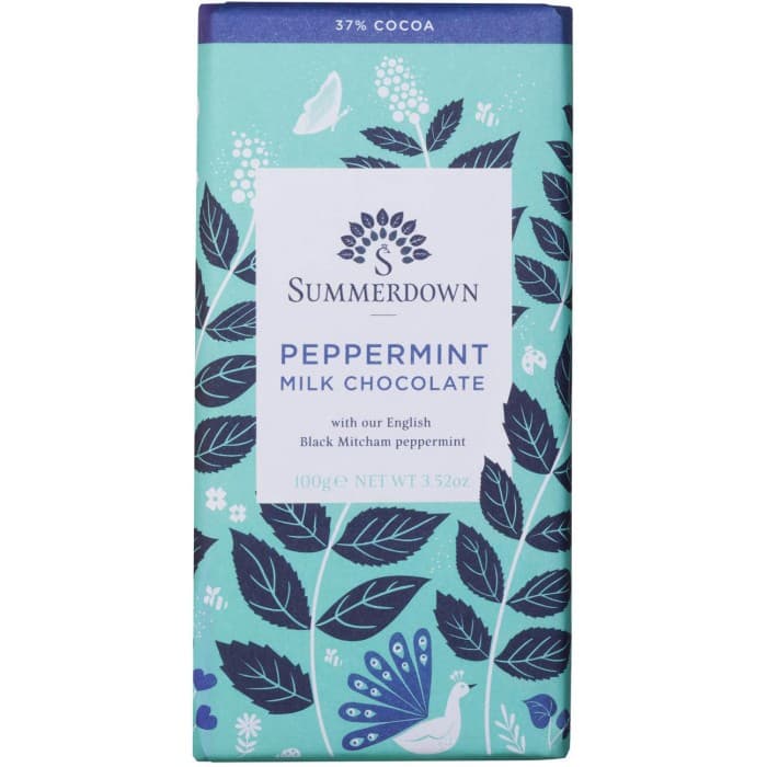 Summerdown Milk Chocolate Mint Bar 100g – från Summerdown Mint – 45 kr – hos Delitea