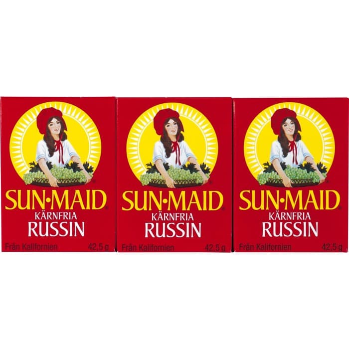 Sun-Maid Russin 6-pack – från Sun-Maid – 34 kr – hos Delitea