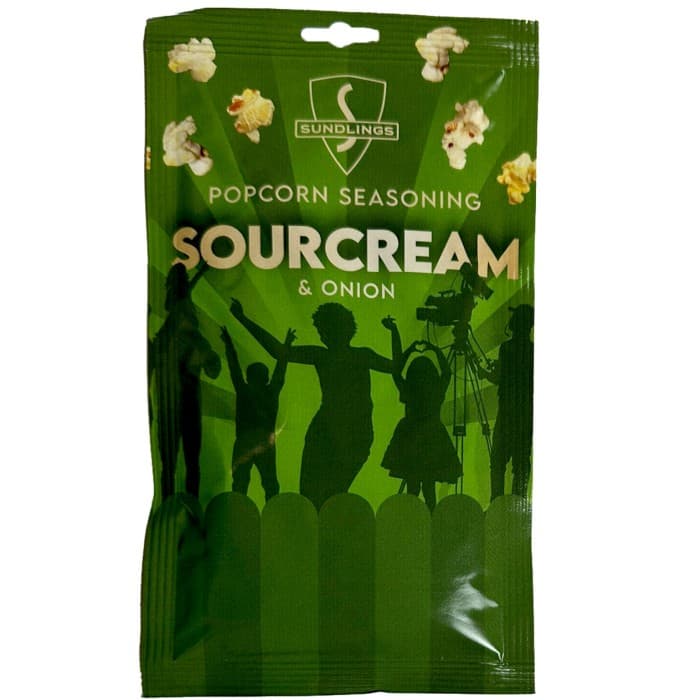 Sundlings Popcornkrydda Sourcream & Onion 26g – från Sundlings – 15 kr – hos Delitea