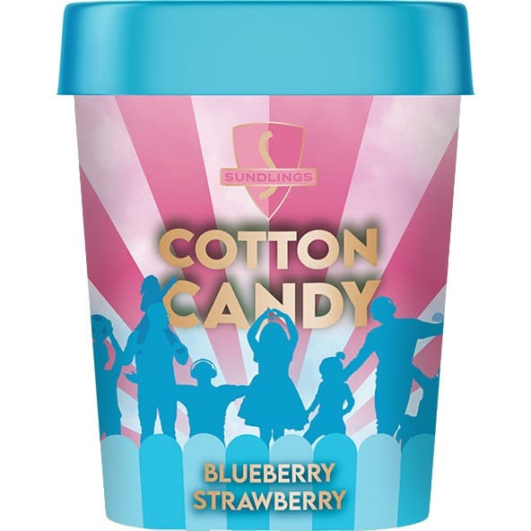 Sundlings Sockervadd Blåbär & Jordgubb 40g från Sundlings – köp hos Delitea