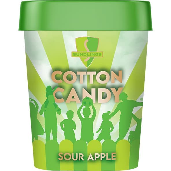 Sundlings Sockervadd Surt Äpple 40g – från Sundlings – 25 kr – hos Delitea