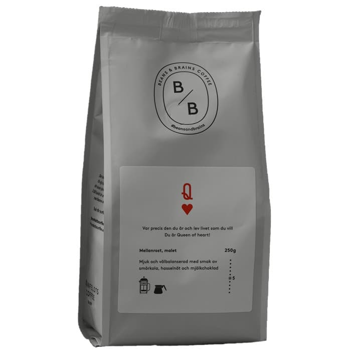 Svanfeldts Coffee Queen of Hearts Malet 250g från Svanfeldts Coffee – köp hos Delitea