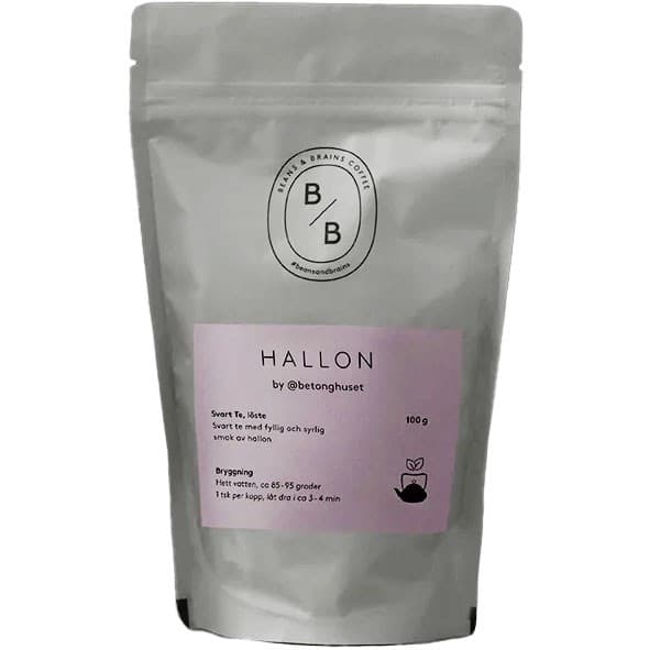Svanfeldts Hallon by Betonghuset Svart Te 100g