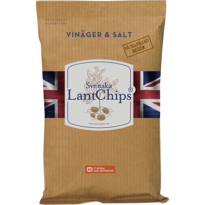 Svenska LantChips Vinäger & Salt 200g – från Svenska LantChips – 26 kr – hos Delitea