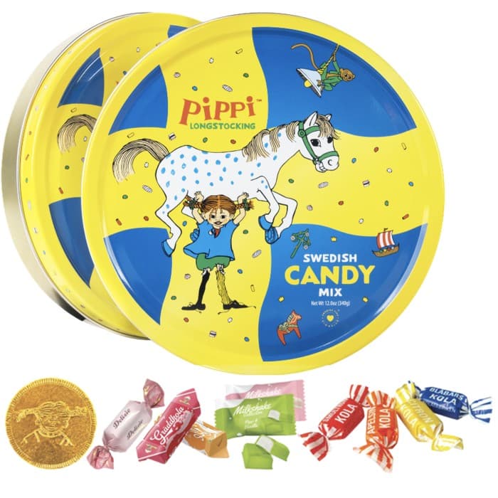 Swedish Fika Pippi Långstrump Candy Mix 340g – från Swedish Fika by Himmelsö – 94 kr – hos Delitea